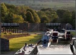 Evening Sun, Bugsworth Basin (formerly Buxworth) Wallpaper