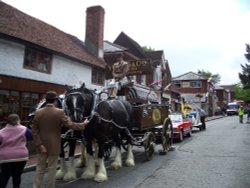 Bookham Village Day Wallpaper