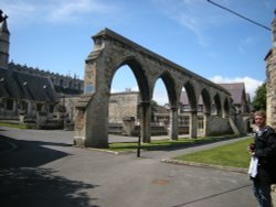 Gloucester, Old infirmary of the Abbey Wallpaper