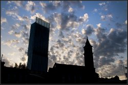 Castlefield Sunrise. Wallpaper