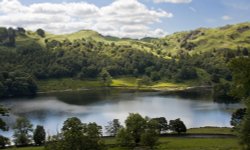 Rydal Water from the Coffin Road Wallpaper