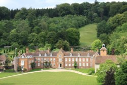 Stonor House and Chapel Wallpaper