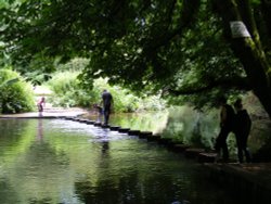 The Stepping Stones. Wallpaper