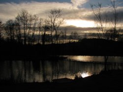 Sunset at the Lake Wallpaper