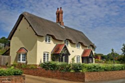 Witchampton in Dorset Wallpaper