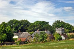 Witchampton in Dorset Wallpaper