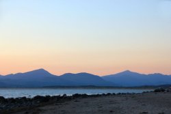 Late evening on Llandanwg Beach Wallpaper