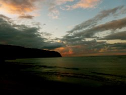 Dusk at Robin Hood's Bay Wallpaper