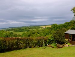 View towards Snowshill from Sheepscombe. Wallpaper