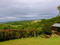 View towards Snowshill from Sheepscombe. Wallpaper