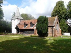 Greensted Church (near Chipping Ongar) Wallpaper