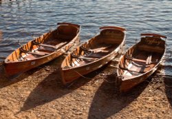 Rowing boats, Ambleside Wallpaper