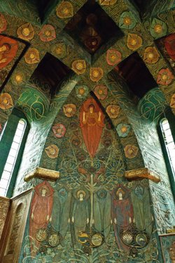 Interior of Watts' Chapel.