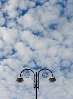 Lamp post in Swanage