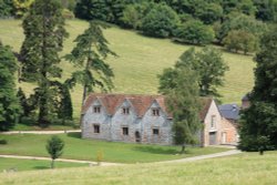 Outbuildings at Stonor House Wallpaper