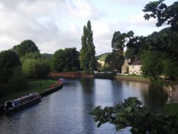 River Don at Sprotbrough, South Yorkshire Wallpaper