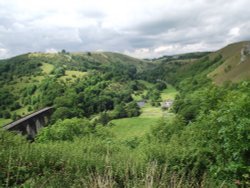 Monsal Dale viewed from Monsal Head in the Peak District Wallpaper