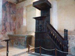 Chapel Wall Painting Wallpaper