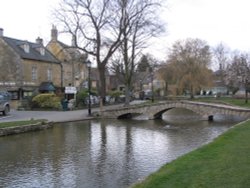 The lovely town of Bourton-on-the-Water