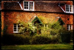 Cottages, Londesborough village. Wallpaper