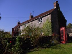 Tissington cottage and phonebox