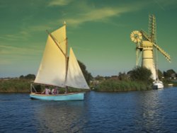 Thurne dyke drainage mill Wallpaper