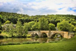 Bridge over the River Derwent.