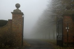 Gateway in the Fog, Hillesden, Bucks.