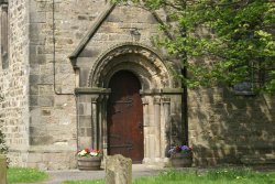 Church doorway Wallpaper