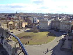 York Castle Museum from the Clifford Tower