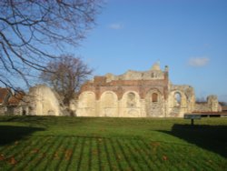 St. Augustine 's Abbey, view from Longport Wallpaper