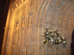 The 15th-century pulpitum (quire screen) Wallpaper