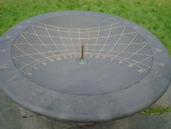 Slate sundial