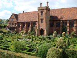 The Old Palace and the Knot Garden Wallpaper