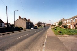 The road through the village from Ferryhill Wallpaper