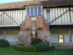 Details of medieval St Cross Hospital Wallpaper