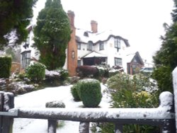 Well it is thatch under the snow Wallpaper