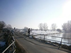 Great Doddington Hardwater Crossing Wallpaper