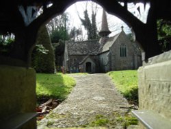 Model of Saint Blasius Parish Church, Shanklin. Wallpaper