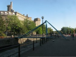 Harbour Footbridge Wallpaper