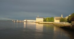 The Thames at Gravesend Wallpaper