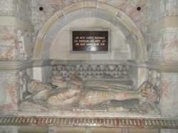 St. Mary's, Acton Burnell - Tomb