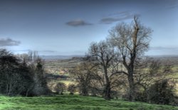View from Leckhampton Hill viewpoint, Cheltenham Wallpaper