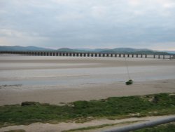 Viaduct over the Kent Estuary Wallpaper