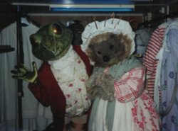 Alton Tower Jeremy Fisher and Mrs Tiggywinkle Wallpaper