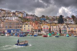 Brixham Harbour Wallpaper