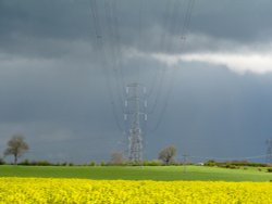 Storm over Bramley, South Yorkshire