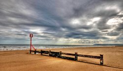 Sands of Time - Redcar, North Yorkshire. Wallpaper