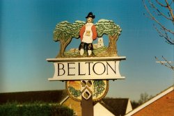 Belton Village Sign Wallpaper