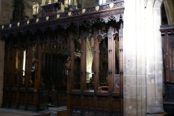 Wood carving in St Nicholas Cathedral, Newcastle Wallpaper